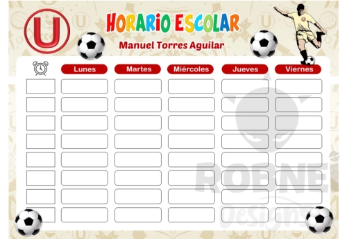 Universitario Horario Escolar